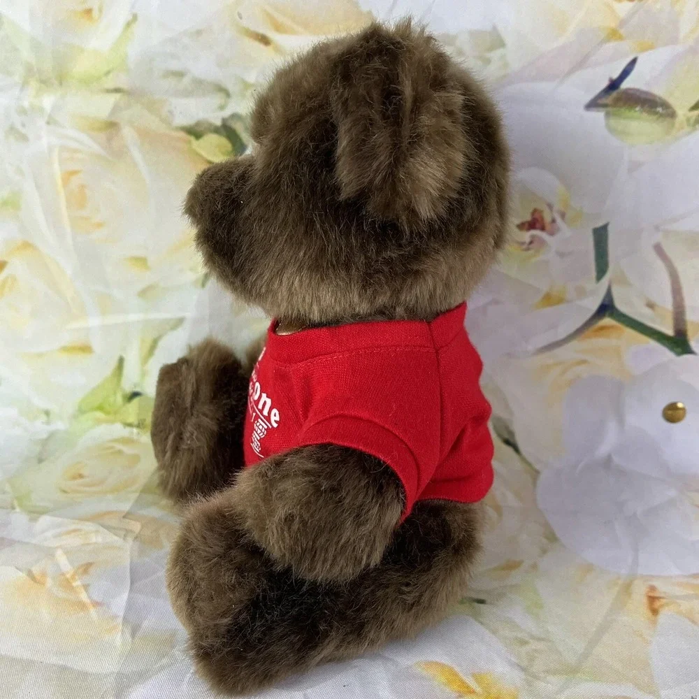 FIRESTONE Tires Advertising Plush Brown Bear Steven Smith Stuffed Animal Toy